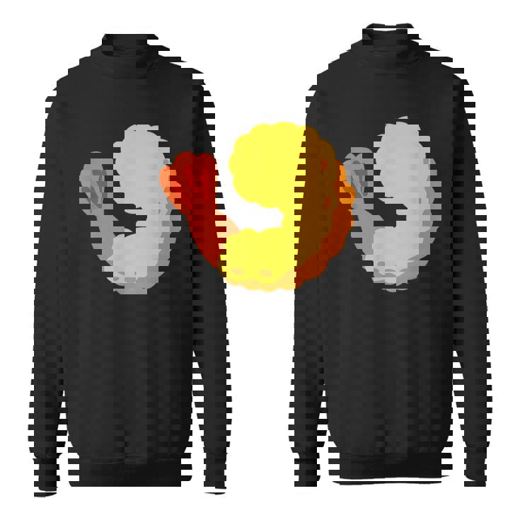 エビフライ エビの天ぷら 海老 コスチューム スウェットシャツ