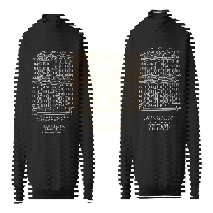 エフェソス、セルチュク、トルコ ケルスス図書館の図面 スウェットシャツ