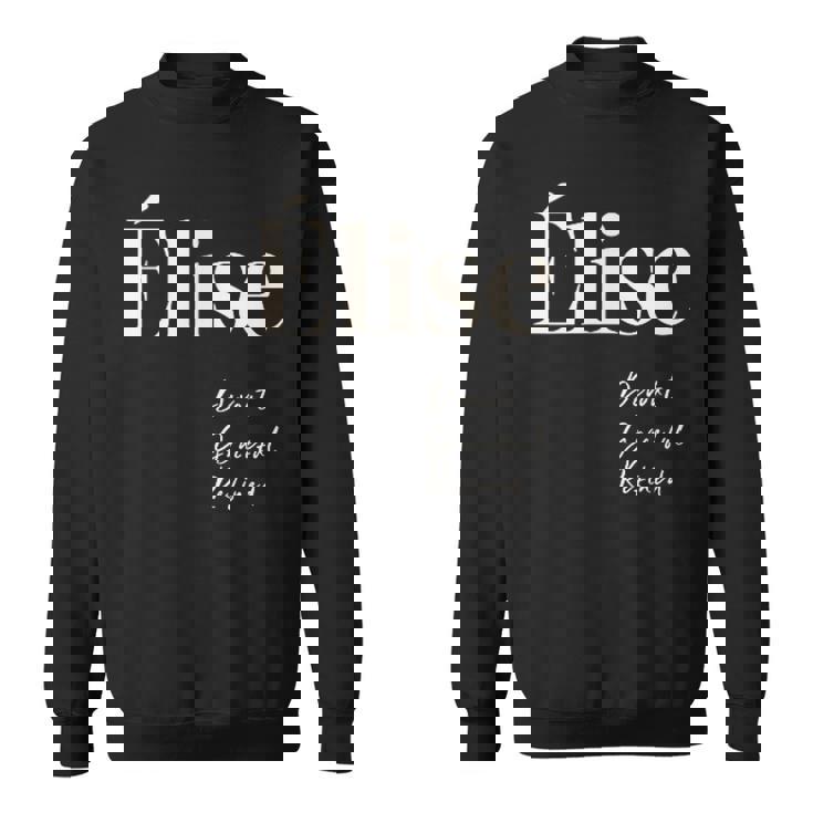 エリーゼ 威厳があり、優雅で洗練された スウェットシャツ