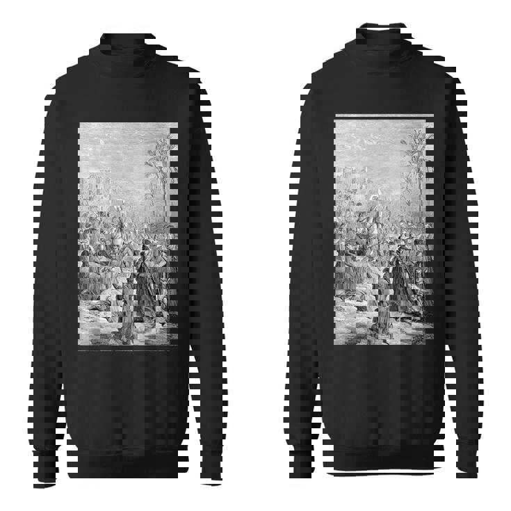 エルサレムへのイエスの参入 グスターヴ・ドーレ聖書芸術 スウェットシャツ