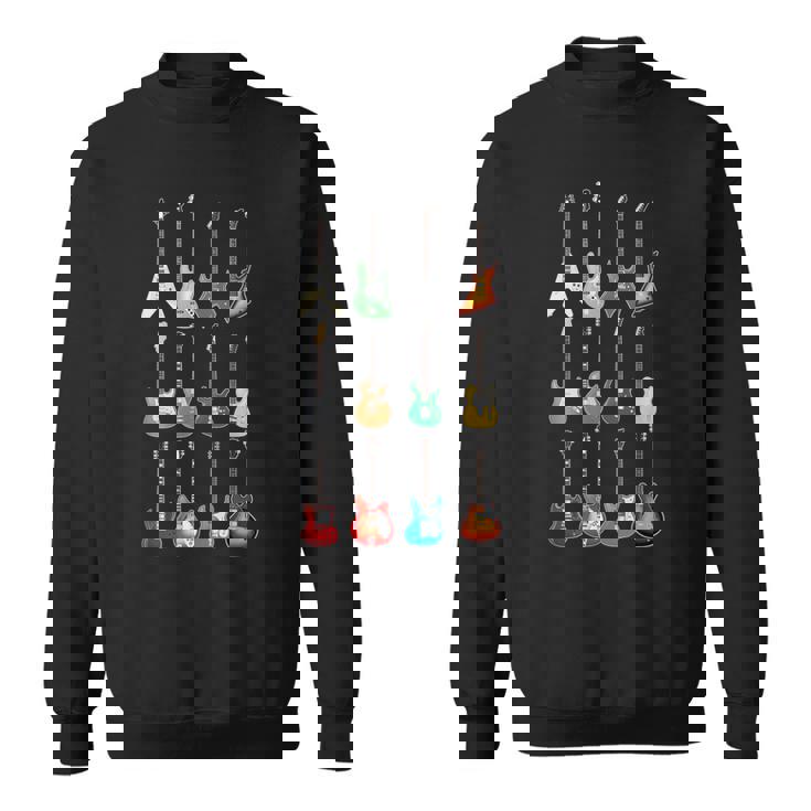 エレキギターデザイン-ヴィンテージギターコレクション スウェットシャツ