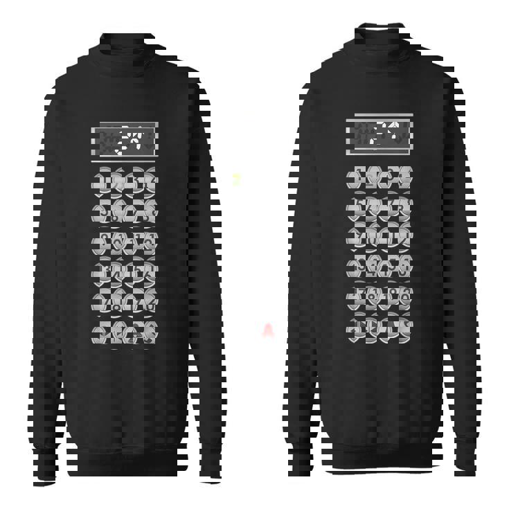 エレベーターボタン ファニーエレベーター スウェットシャツ