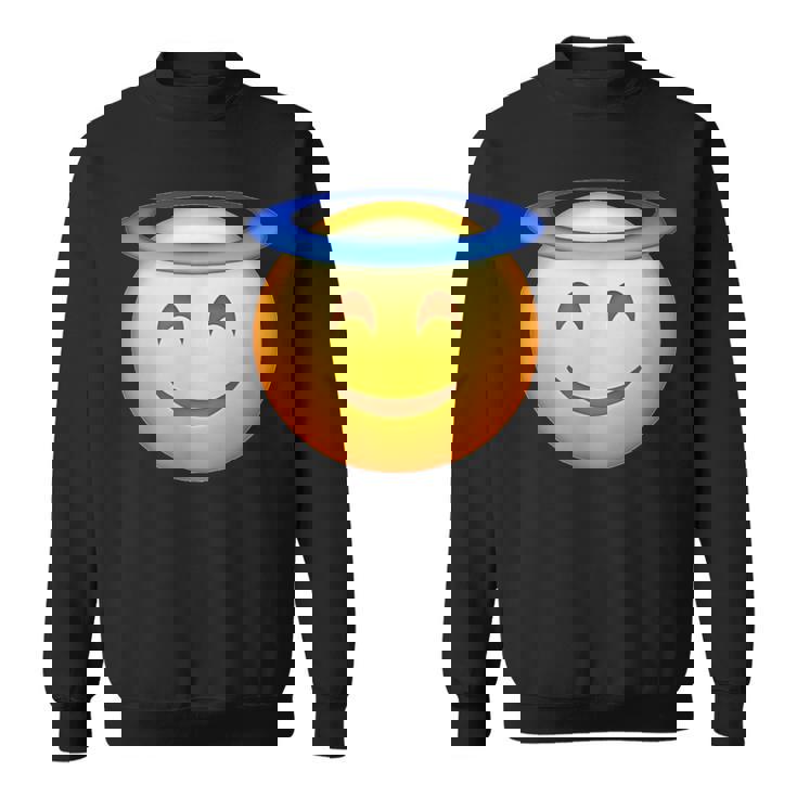 エンジェルスマイリー絵文字 スウェットシャツ