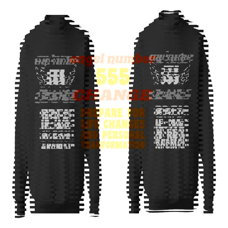 エンジェルナンバー555変更数秘術パーソナルナンバー555 スウェットシャツ