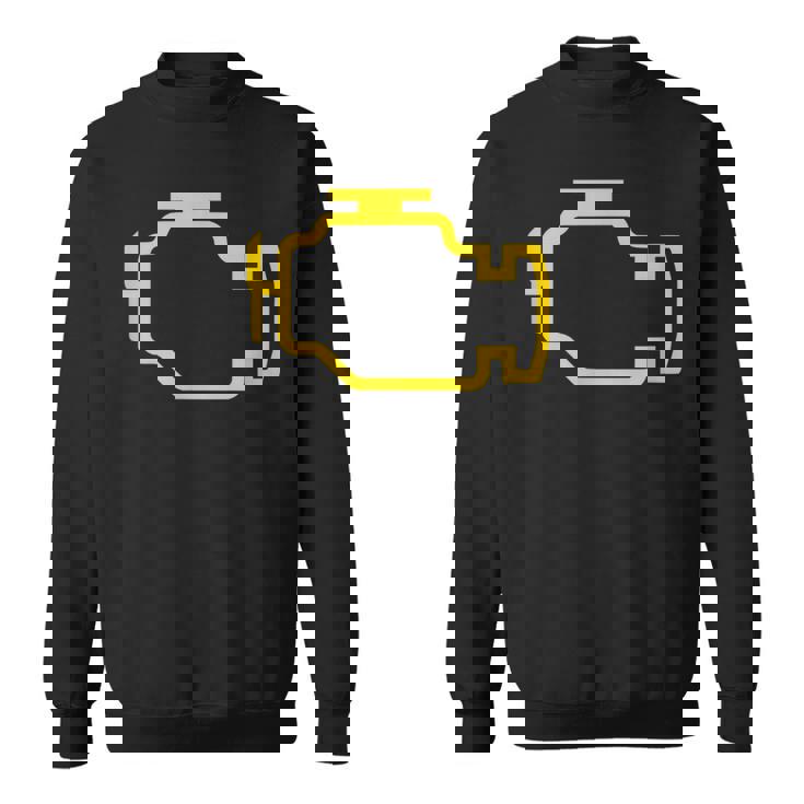 エンジンライトをチェック スウェットシャツ