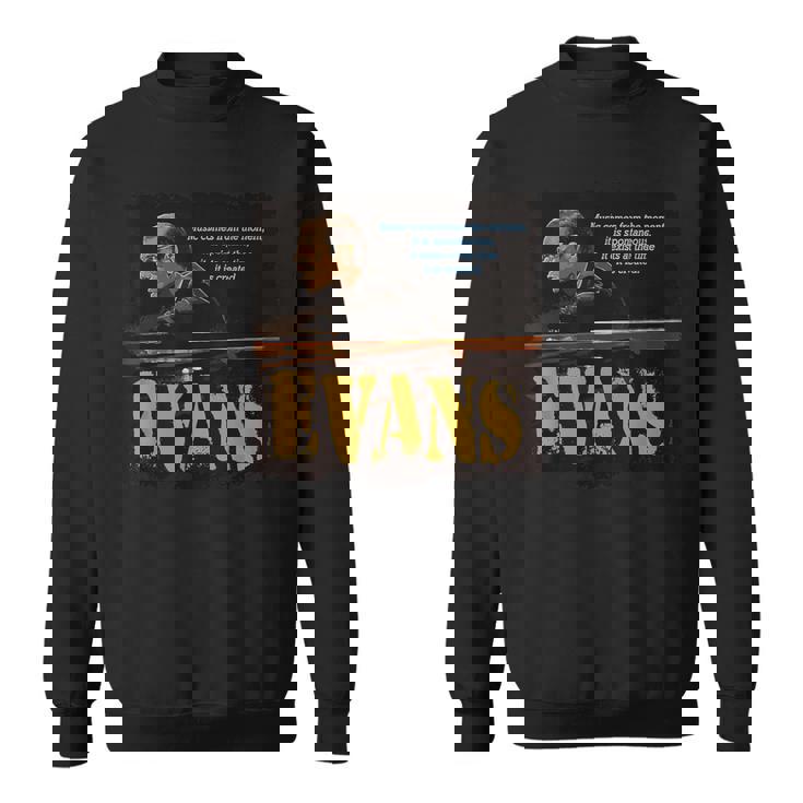 エヴァンス ジャズ 知恵 ピアニスト ミュージシャン スウェットシャツ