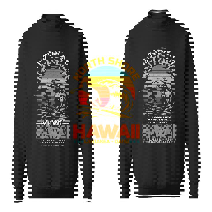 オアフ島のラニアケアビーチノースショアサーフィンハワイオアフ島 スウェットシャツ