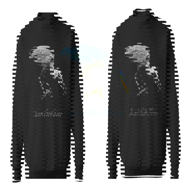 オオアオサギ 鳥類学 スウェットシャツ