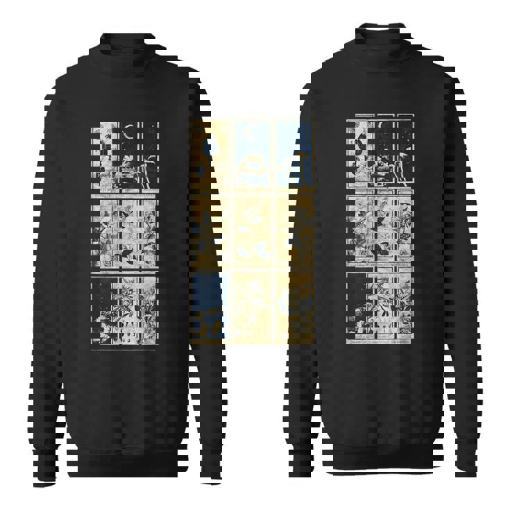 オカルト精神活性植物サイケデリックゴシック薬タロット スウェットシャツ