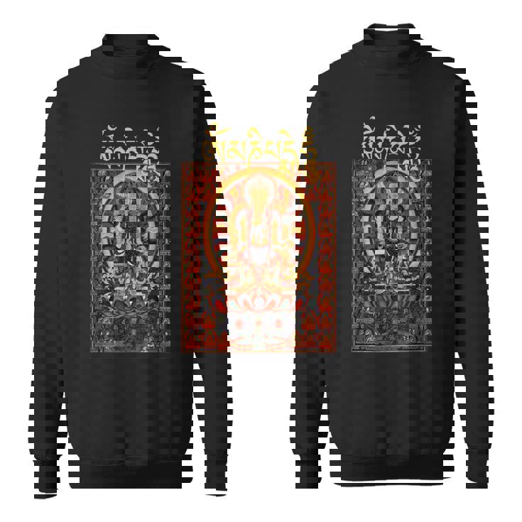 オム・マニ・ペメ・フム 六字大明呪 スウェットシャツ