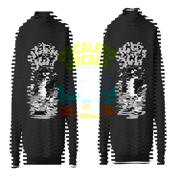 オルカレロ オルカラ イタリアンシャチ ブレイン ミーム スウェットシャツ