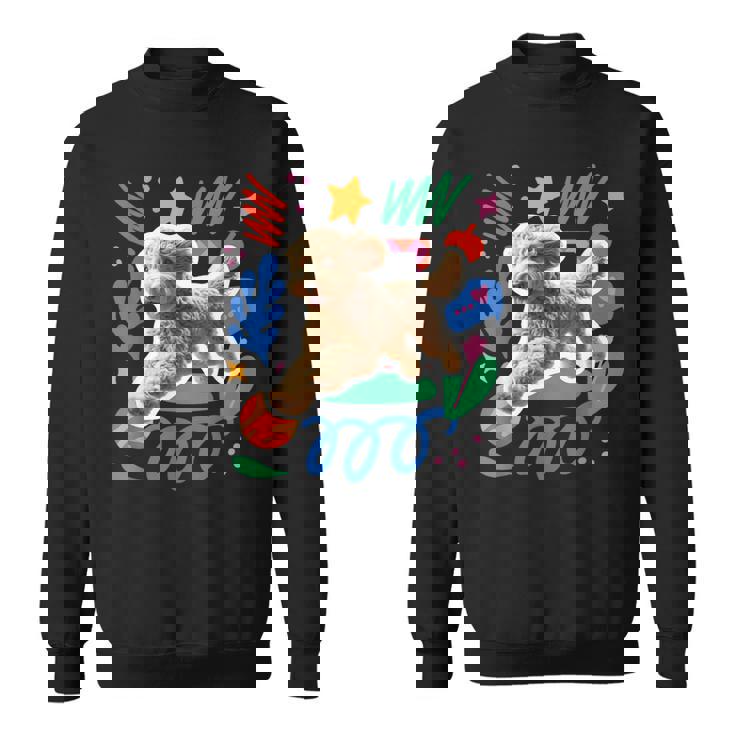 オーストラリアンラブラドゥードル 遊び心のあるデザイン犬 スウェットシャツ