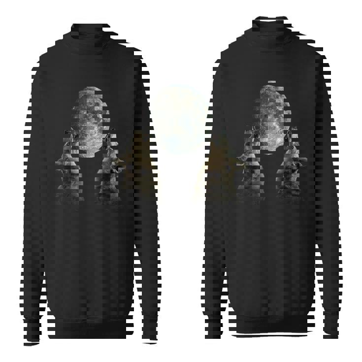 オーストラリアン・キャトル・ドッグ ハウリング・ムーン スウェットシャツ