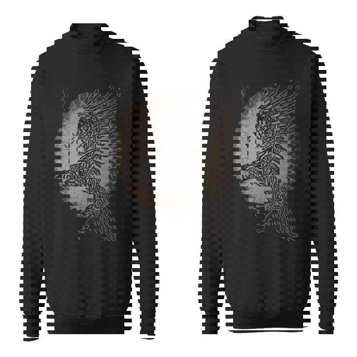 オーディンのカラス フギンとムニン フギンとムニン スウェットシャツ