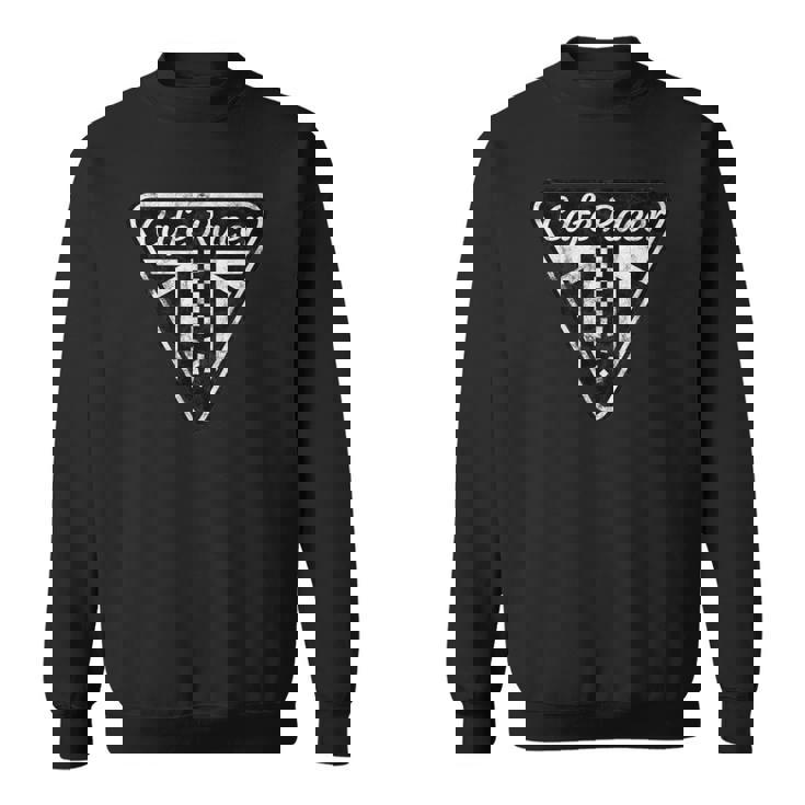 オートバイ モータースポーツ カフェレーサーギフト スウェットシャツ