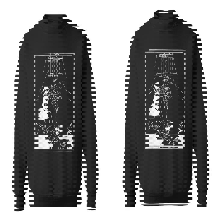 オーブリー・ビアズリーによるマリオネット3世のバレエ1894 スウェットシャツ