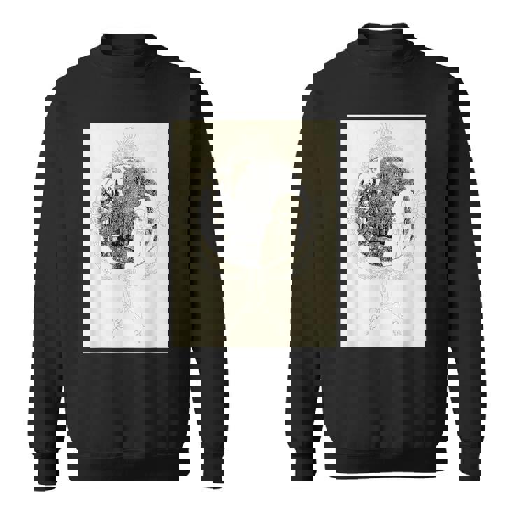 オーブリー・ビアズリー作「ミニッツのピエロ」1897 スウェットシャツ