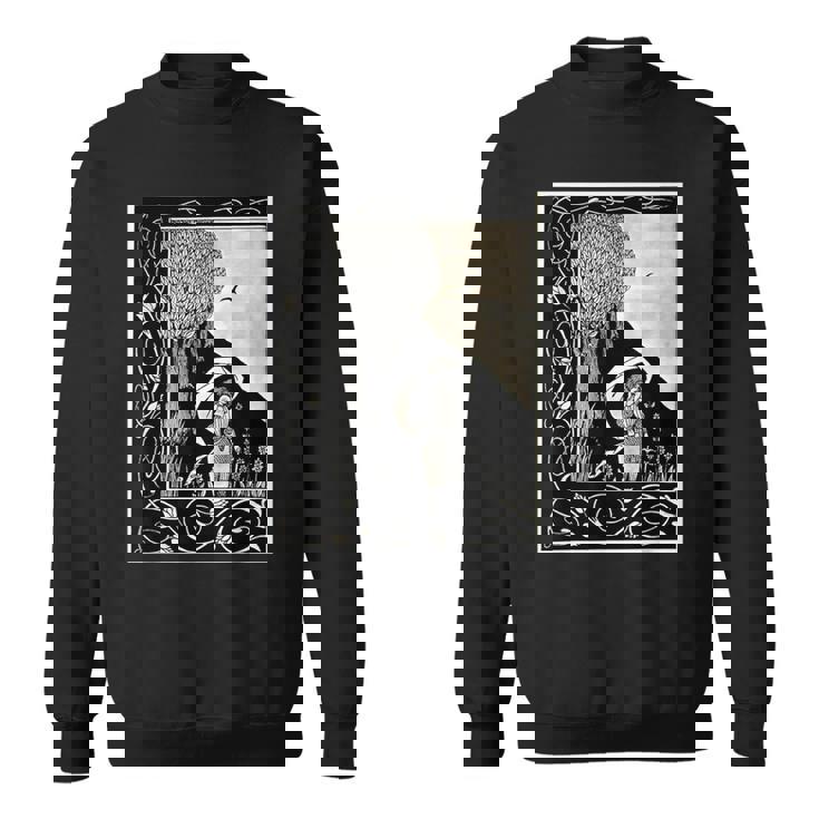 オーブリー・ビアズリー作「女に似た悪魔」1893 スウェットシャツ