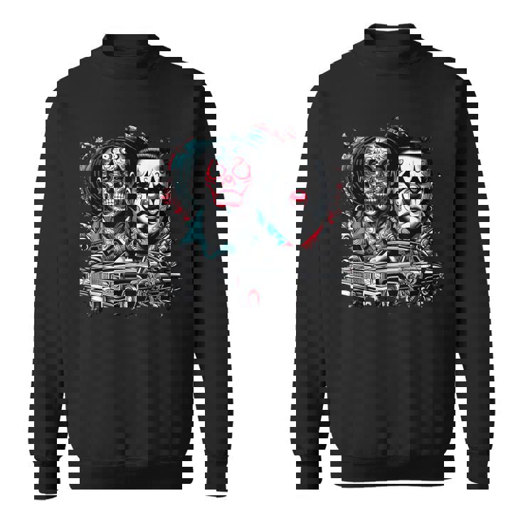 オールドスクールチョロチカーノギャングスターアート スウェットシャツ