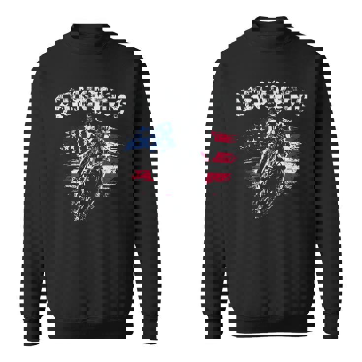 カウガールとリバースカウガール スウェットシャツ