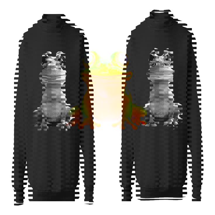 カエル アマガエル 赤ちゃんカエル かわいいカエル スウェットシャツ