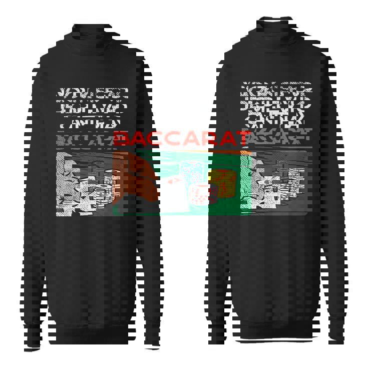 カジノバカラ ギャンブルデザイン ラスベガス、ギャンブラーベッティング スウェットシャツ