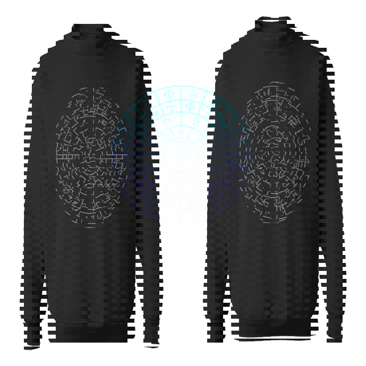 カタカムナ フトマニ図 神代文字 スウェットシャツ