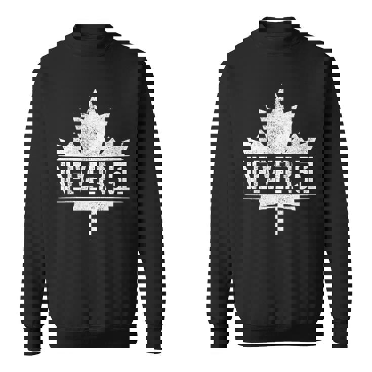 カナダ Never 51 Never 51Sttate カナダ カナダ 国旗 スウェットシャツ