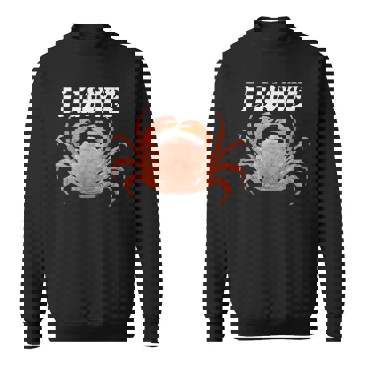 カニが大好き 美味しいカニ スウェットシャツ