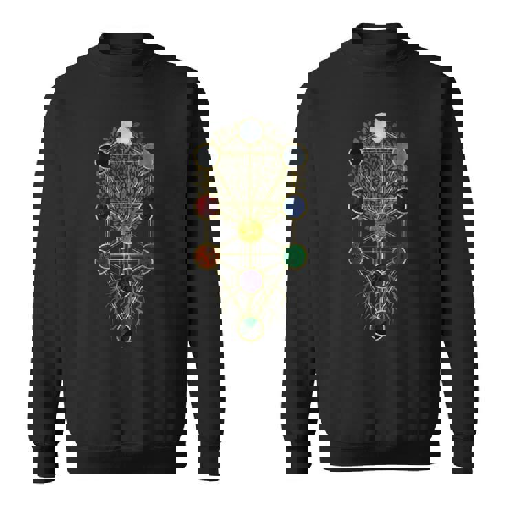 カバラ 生命の樹 Etz Hayim スウェットシャツ