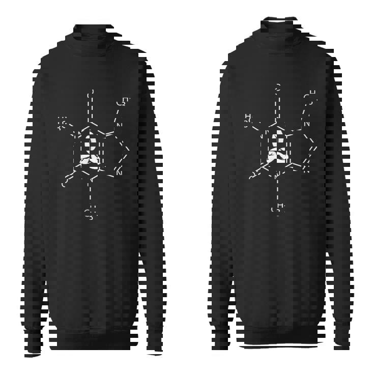 カフェインの化学式 バリスタコーヒー スウェットシャツ