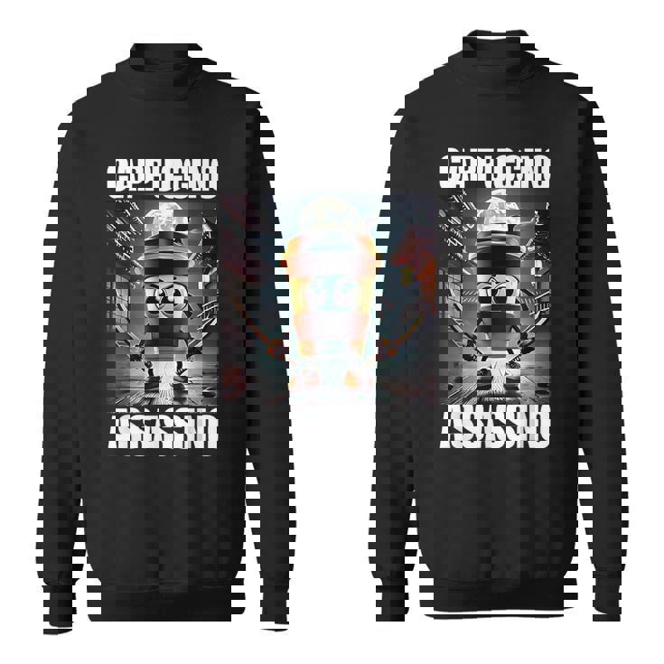 カプチーノ・アサシーノ イタリアンブレインロットミーム スウェットシャツ