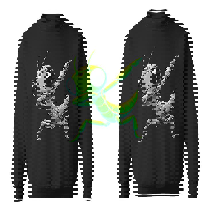 カマキリ、おかしなカマキリ スウェットシャツ