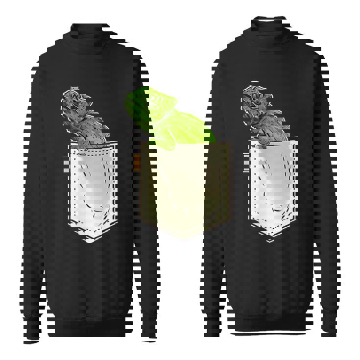 カメレオンポケットバッジ スウェットシャツ