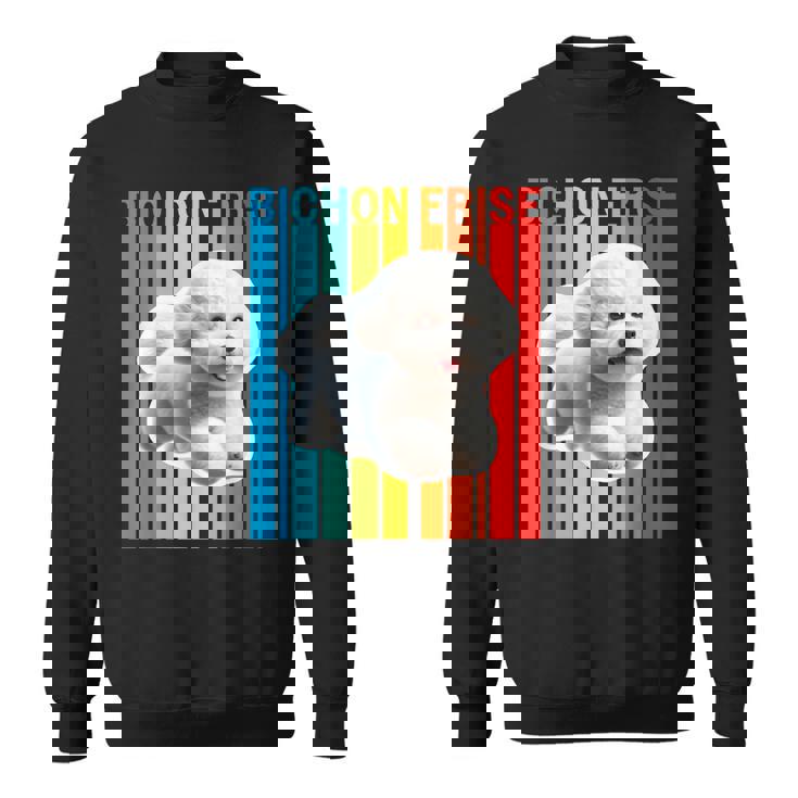 カラフルなビションフリーゼ スウェットシャツ