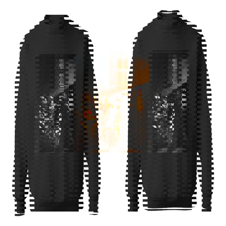 カラヴァッジョの聖マタイの召し スウェットシャツ