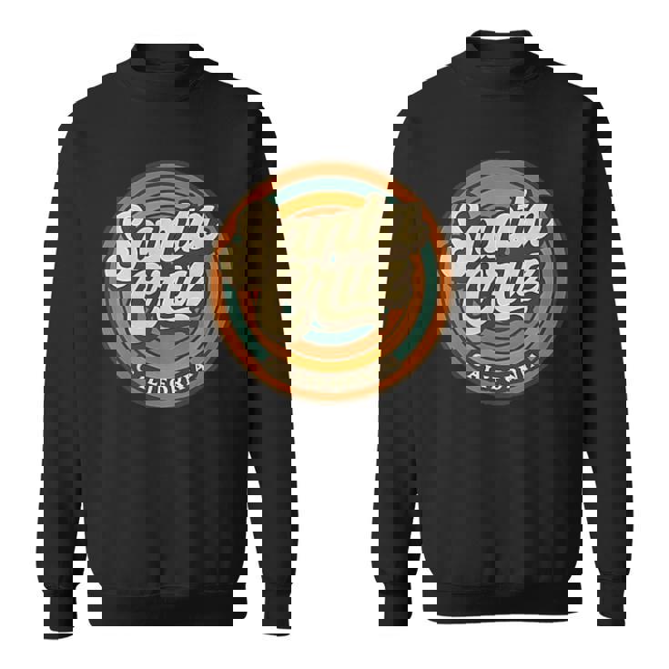 カリフォルニア州サンタクルーズ市 ビンテージレトロお土産 スウェットシャツ