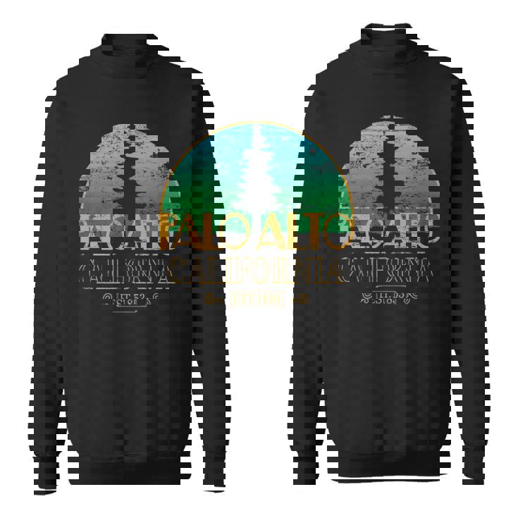 カリフォルニア州パロアルト-エルパロアルトツリー スウェットシャツ