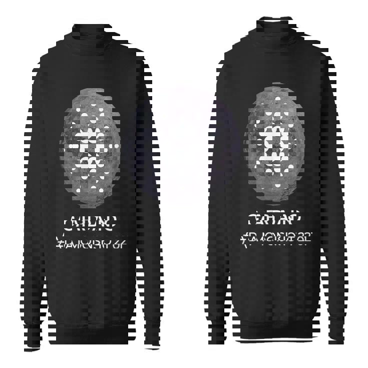 カルダノcardano暗号通貨 月へto The Moon 分散型金融 Defi ブロックチェーン スウェットシャツ