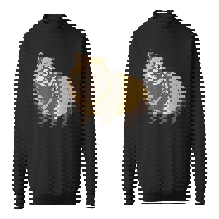 カワイイタヌキ スウェットシャツ