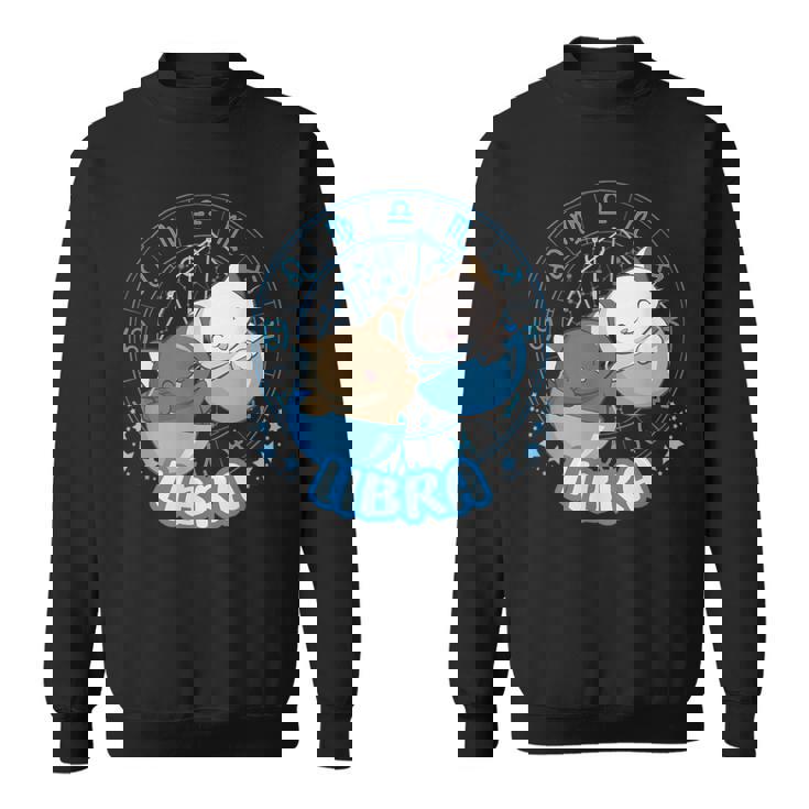 カワイイ猫占星術 星座天秤座 スウェットシャツ