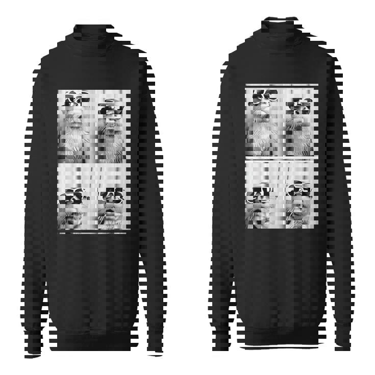 カワウソ サングラス スウェットシャツ