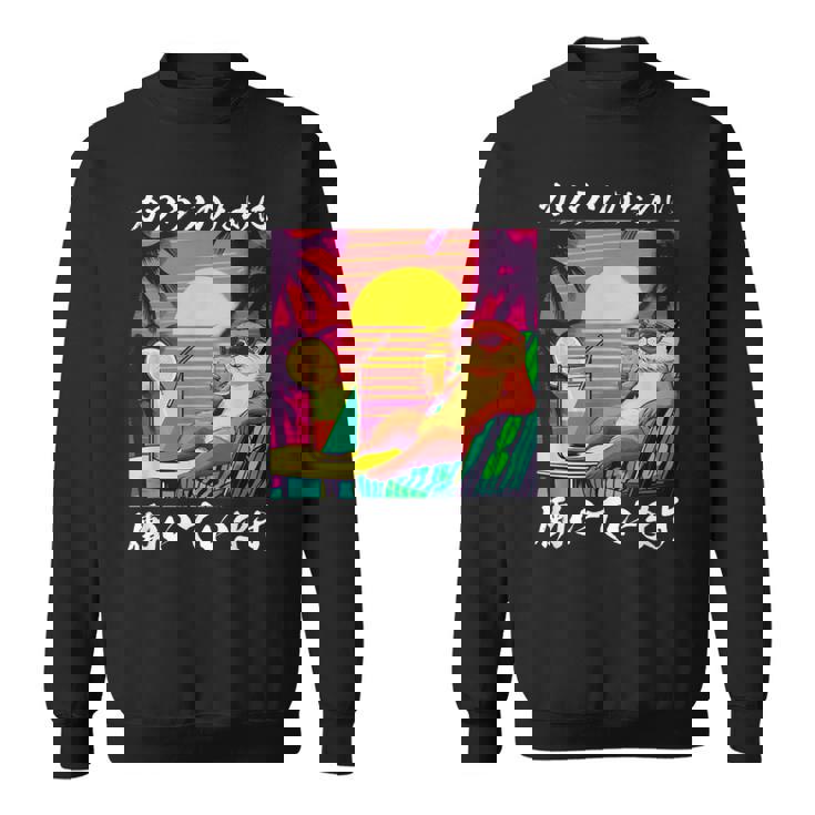 カワウソ 面白いtシャツ 面白い メンズ キッズ グッズ おもしろ 服 ネタ 動物 イラスト かわいい スウェットシャツ