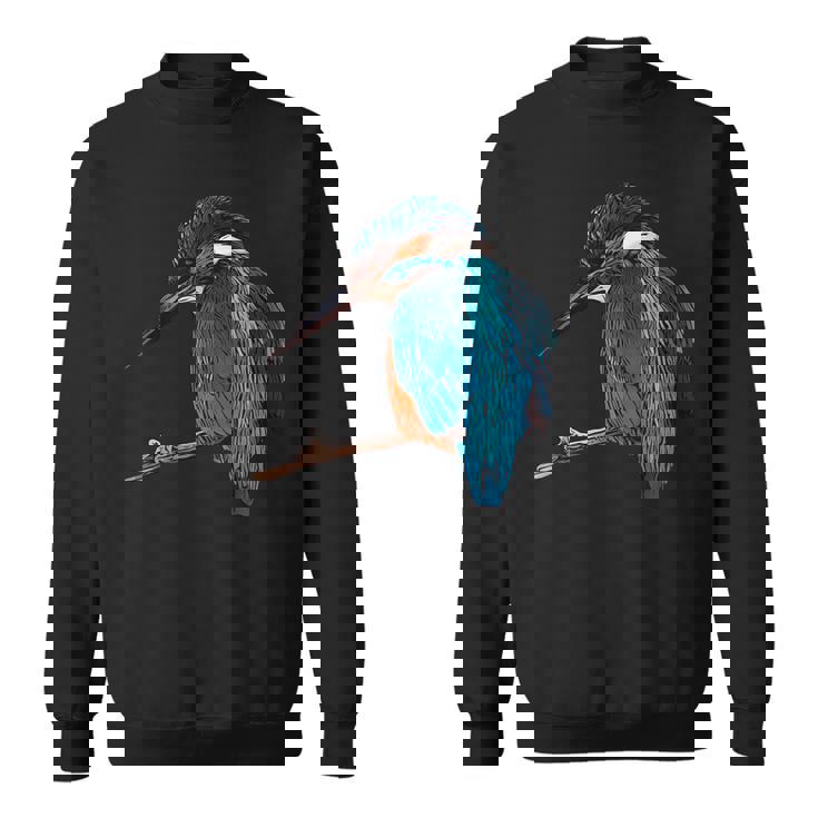 カワセミ 動物モチーフ 動物の顔 鳥モチーフ 動物モチーフ 鳥 カワセミ スウェットシャツ