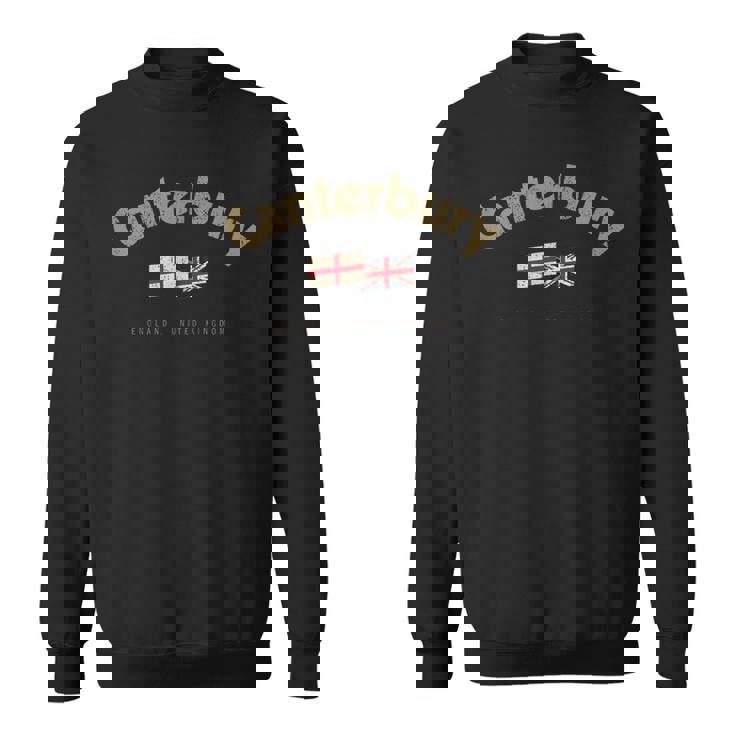 カンタベリー 都市名 ヴィンテージ 英国国旗 イギリス国旗 スウェットシャツ