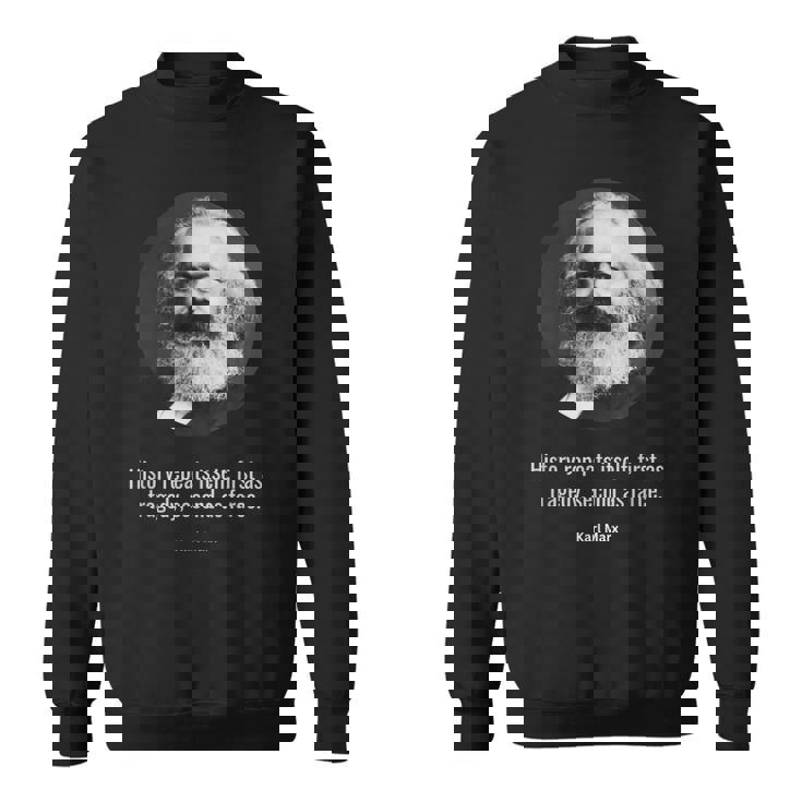 カール・マルクス 名言 哲学者の哲学 賢いマルクス主義ストイック スウェットシャツ