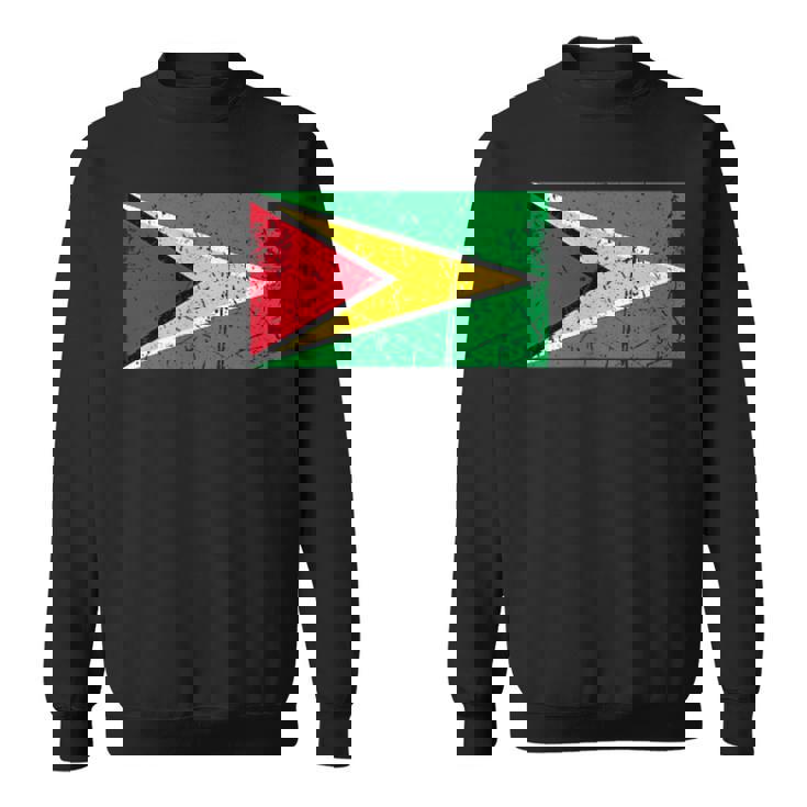 ガイアナ国旗グラフィック メンズ レディース キッズ スウェットシャツ