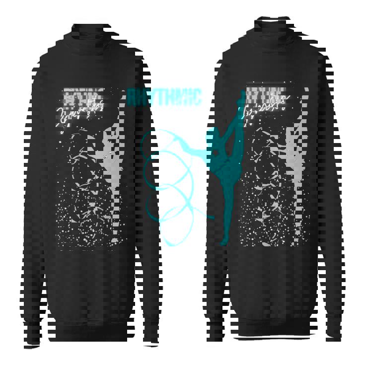 ガールズ 新体操 ティール スウェットシャツ