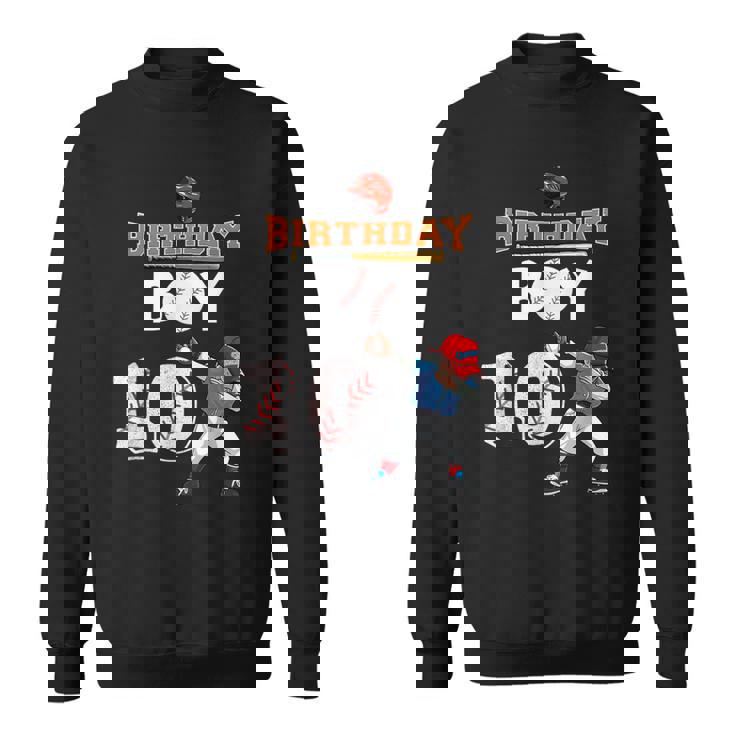 キッズ 10歳の誕生日 野球選手 ダビングボーイ 10歳 スウェットシャツ