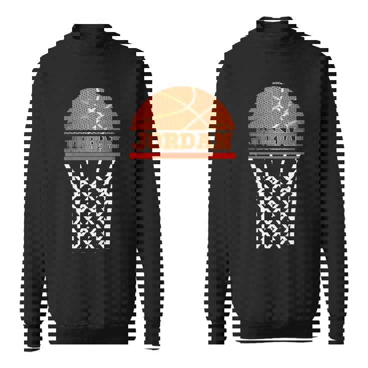 キッズ バスケットボールtシャツ ジョーダン カスタムネームギフト 男の子、若者向け スウェットシャツ